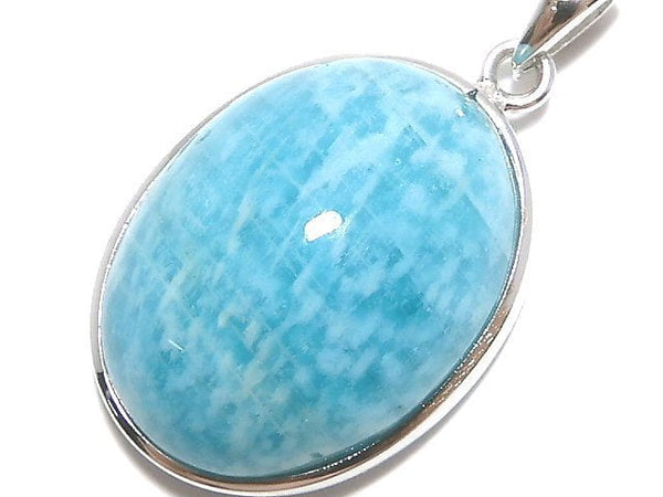 [Video][One of a kind] Amazonite AAA- Pendant Silver925 NO.29