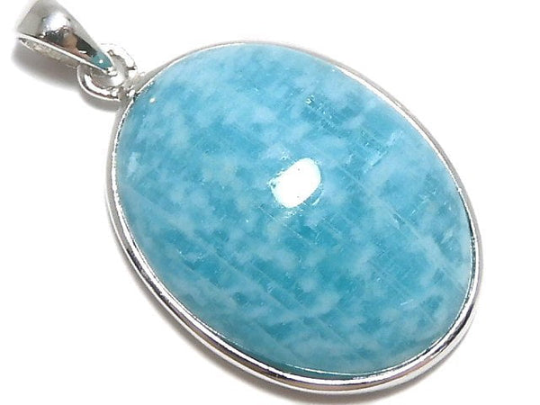 [Video][One of a kind] Amazonite AAA- Pendant Silver925 NO.30