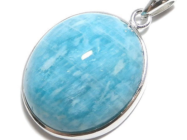 [Video][One of a kind] Amazonite AAA- Pendant Silver925 NO.31