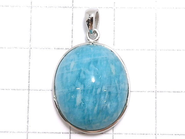 [Video][One of a kind] Amazonite AAA- Pendant Silver925 NO.31