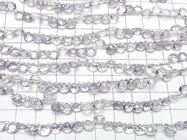 [Video] High Quality Pink Amethyst AAA Chestnut Faceted Briolette 6x6mm Half or 1 Strand (28pcs)