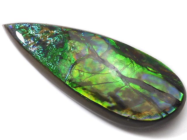 [Video][One of a kind] High Quality Ammolite AAA Plate 1pc NO.4