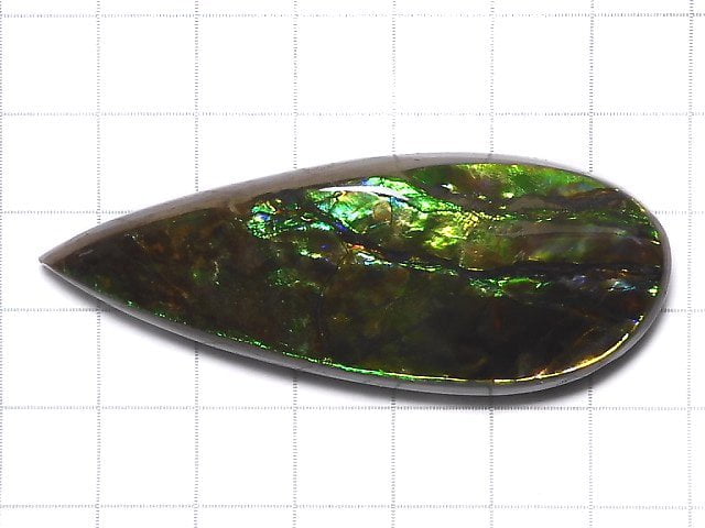 [Video][One of a kind] High Quality Ammolite AAA Plate 1pc NO.4