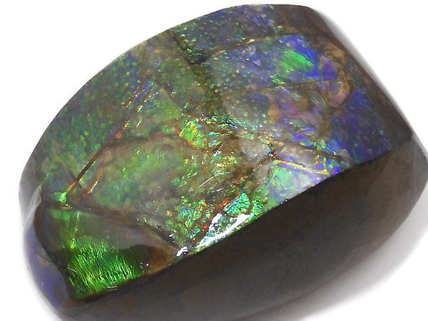 [Video][One of a kind] High Quality Ammolite AAA Block 1pc NO.7