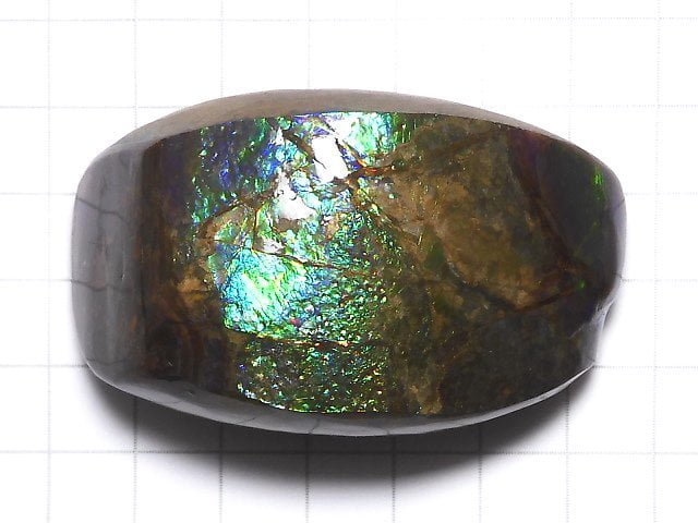 [Video][One of a kind] High Quality Ammolite AAA Block 1pc NO.7