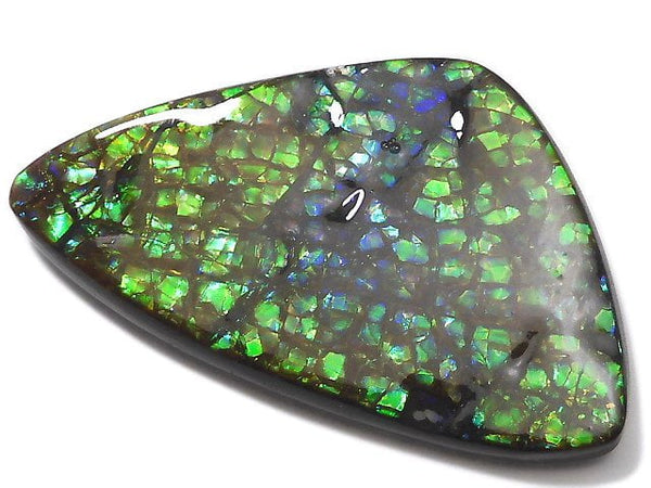 [Video][One of a kind] High Quality Ammolite AAA Plate 1pc NO.9