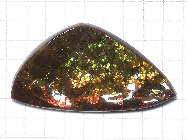 [Video][One of a kind] High Quality Ammolite AAA Plate 1pc NO.10