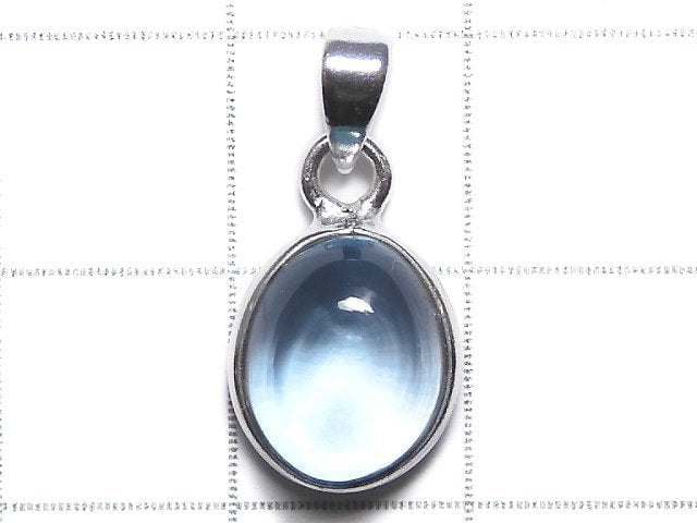 [Video][One of a kind] High Quality Sky Blue Topaz AAA Pendant Silver925 NO.122