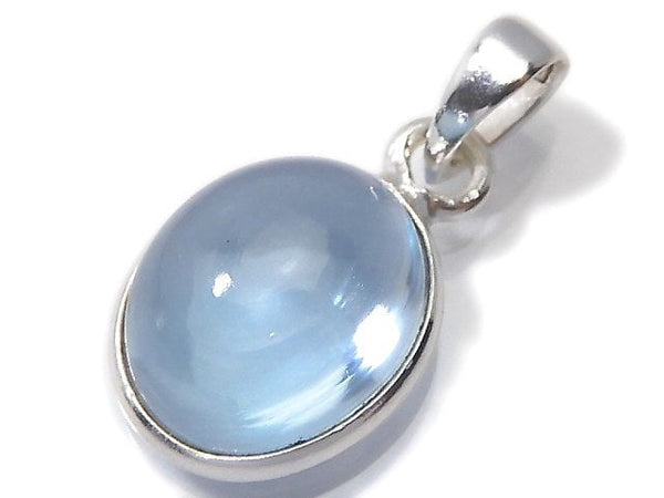 [Video][One of a kind] High Quality Sky Blue Topaz AAA Pendant Silver925 NO.124