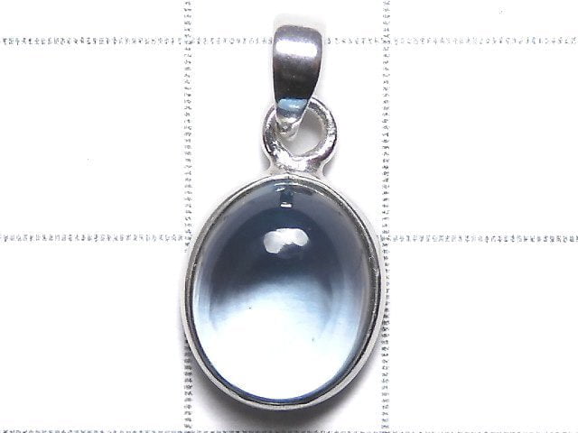 [Video][One of a kind] High Quality Sky Blue Topaz AAA Pendant Silver925 NO.124