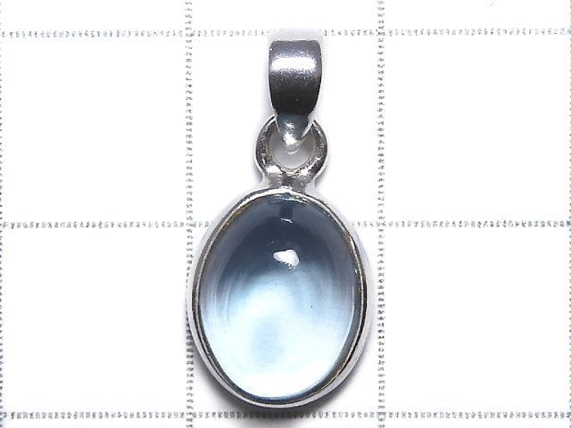 [Video][One of a kind] High Quality Sky Blue Topaz AAA Pendant Silver925 NO.125