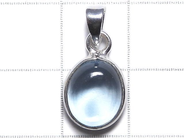 [Video][One of a kind] High Quality Sky Blue Topaz AAA Pendant Silver925 NO.127