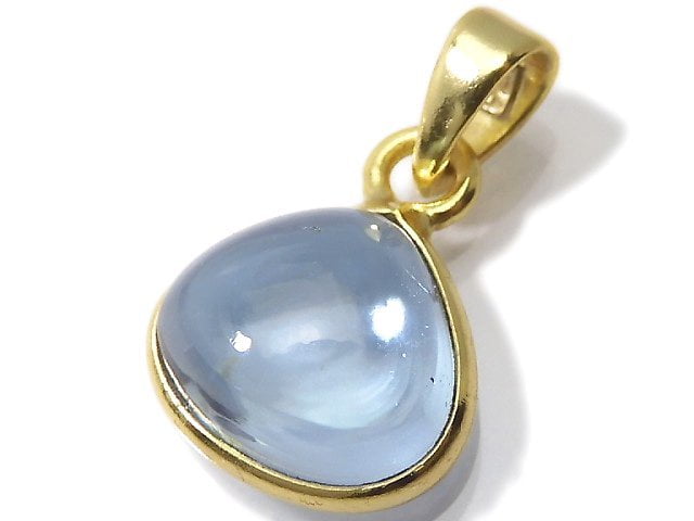 [Video][One of a kind] High Quality Sky Blue Topaz AAA Pendant 18KGP NO.132