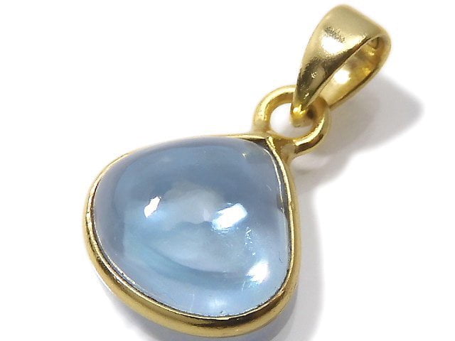 [Video][One of a kind] High Quality Sky Blue Topaz AAA Pendant 18KGP NO.138