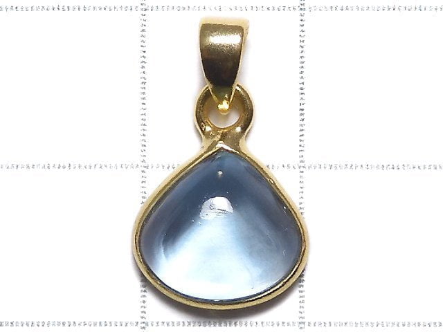 [Video][One of a kind] High Quality Sky Blue Topaz AAA Pendant 18KGP NO.138