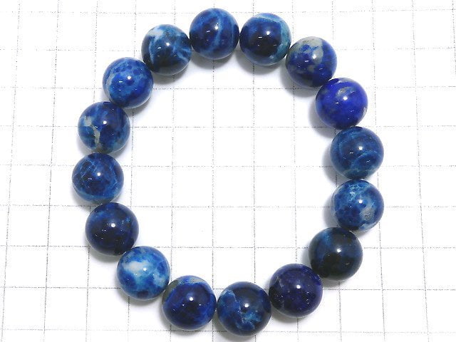 [Video][One of a kind] Lazurite Round 12.5mm Bracelet NO.66