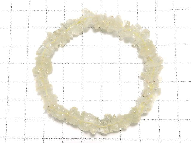 [Video][One of a kind] Libyan Desert Glass AAA Chips (Small Nugget) Bracelet NO.317