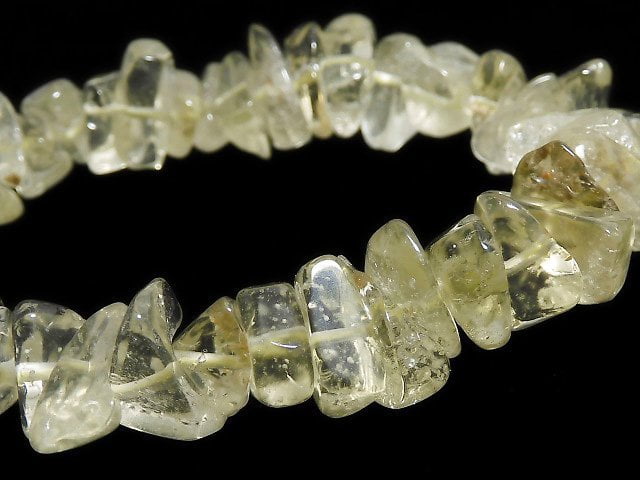 [Video][One of a kind] Libyan Desert Glass AAA Chips (Small Nugget) Bracelet NO.321