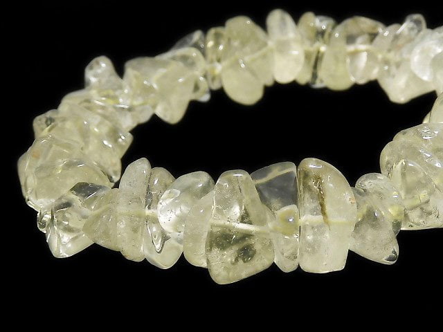 [Video][One of a kind] Libyan Desert Glass AAA Chips (Small Nugget) Bracelet NO.322