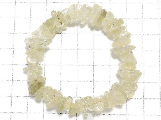 [Video][One of a kind] Libyan Desert Glass AAA Chips (Small Nugget) Bracelet NO.326