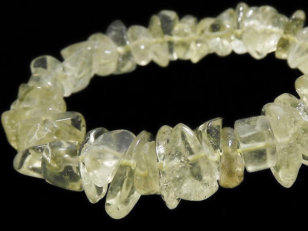 [Video][One of a kind] Libyan Desert Glass AAA Chips (Small Nugget) Bracelet NO.327