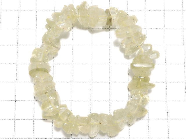 [Video][One of a kind] Libyan Desert Glass AAA Chips (Small Nugget) Bracelet NO.327