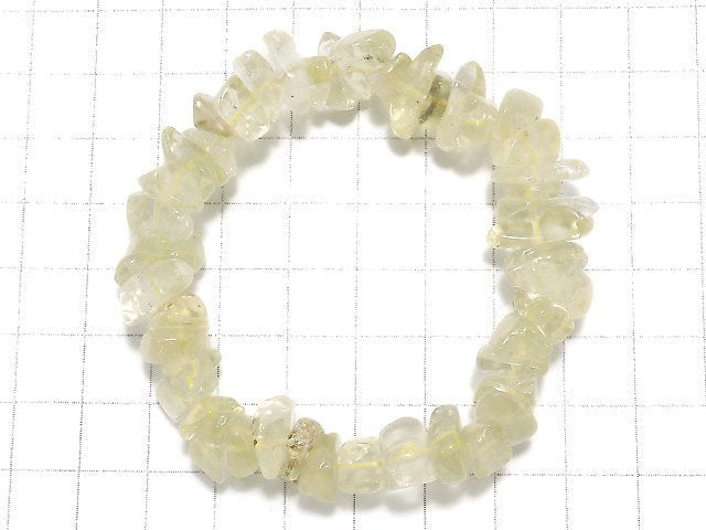 [Video][One of a kind] Libyan Desert Glass AAA Chips (Small Nugget) Bracelet NO.328