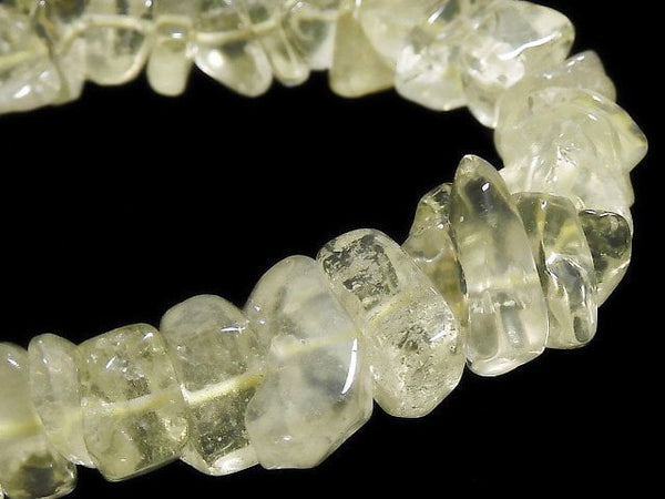 [Video][One of a kind] Libyan Desert Glass AAA Chips (Small Nugget) Bracelet NO.329