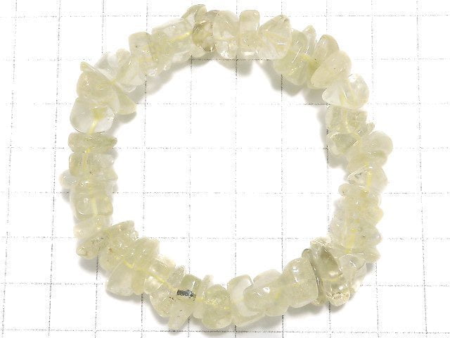 [Video][One of a kind] Libyan Desert Glass AAA Chips (Small Nugget) Bracelet NO.329