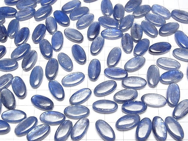 [Video]Kyanite AA++ Half Drilled Hole Oval 15x8mm 4pcs