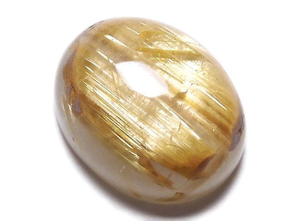 [Video][One of a kind] High Quality Rutilated Quartz AAA Cabochon 1pc NO.60