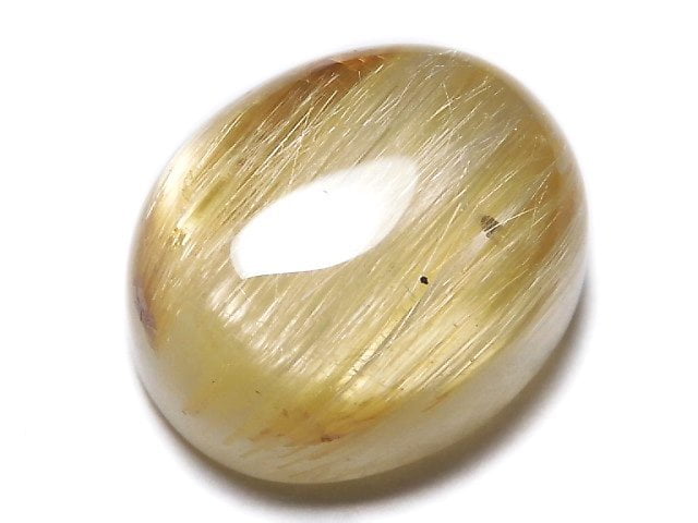 [Video][One of a kind] High Quality Rutilated Quartz AAA Cabochon 1pc NO.69