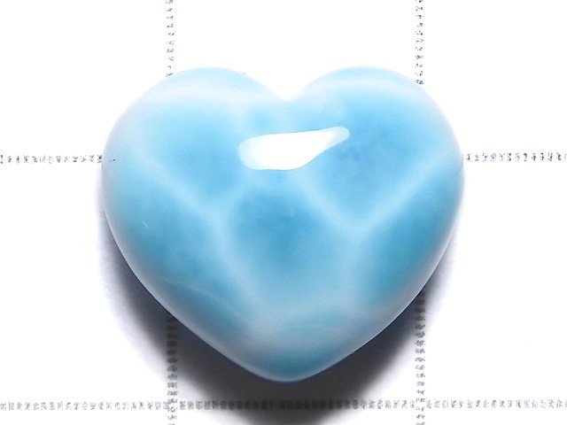 [Video][One of a kind] High quality Larimar Pectolite AAA Cabochon 1pc NO.530