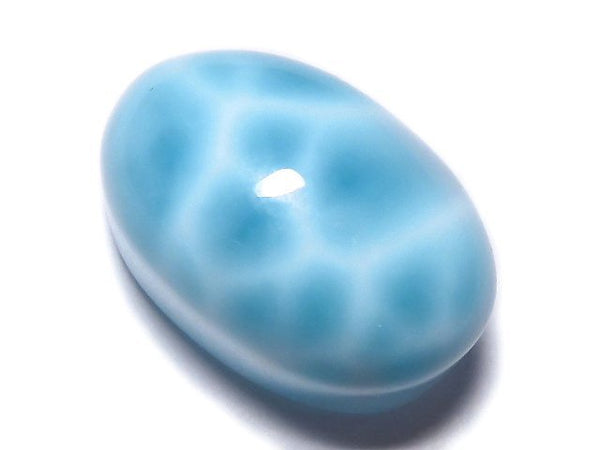 [Video][One of a kind] High quality Larimar Pectolite AAA Cabochon 1pc NO.533