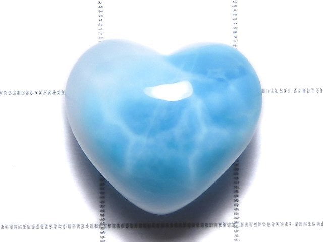 [Video][One of a kind] High quality Larimar Pectolite AAA Cabochon 1pc NO.536