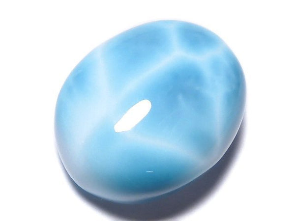 [Video][One of a kind] High quality Larimar Pectolite AAA Cabochon 1pc NO.538