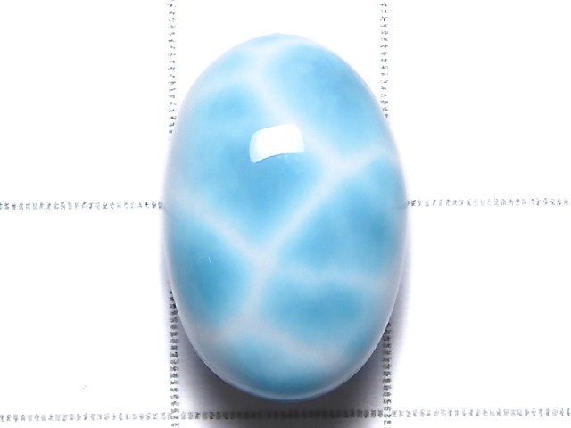 [Video][One of a kind] High quality Larimar Pectolite AAA Cabochon 1pc NO.540