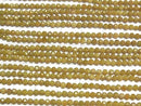 [Video] High Quality! Olive Opal Faceted Round 3mm 1strand beads (approx. 12 inches/29 cm)