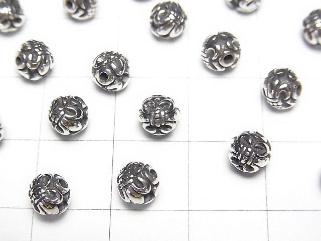 Silver925 Design Round 6mm 1pc