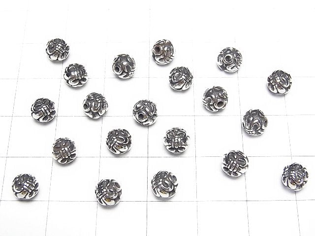 Silver925 Design Round 6mm 1pc