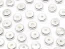 Karen Silver Rondelle (Disc) 5.5x5.5x1.5mm 5pcs