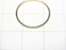 [Video][K10 Yellow Gold] Glitter Cut Wire Ring 1mm [Size 9][Size 11][Size 13][Size 15] 1pc