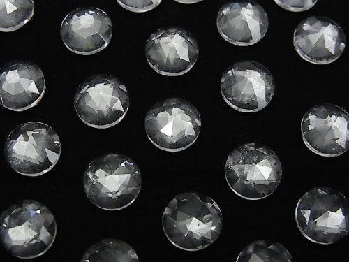 [Video] Crystal AAA Round Rose Cut 8x8mm 4pcs