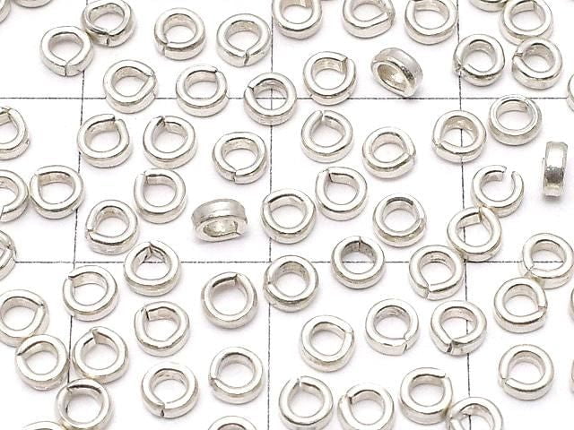 Karen Silver Rondelle 2.8x2.8x1.2mm White Silver 20pcs