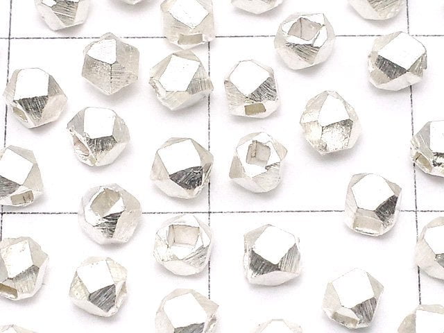 Karen Silver Roundel 2.5x2.5x2.5mm White Silver 10pcs