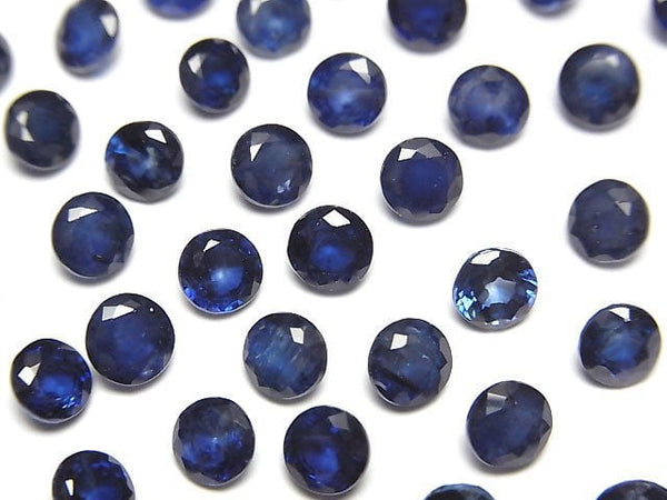 [Video]High Quality Sapphire AAA- Loose stone Round Faceted 5x5mm 1pc