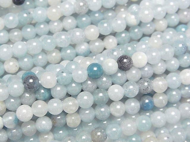 [Video] Trolleyite Round 4mm half or 1strand beads (aprx.15inch/37cm)