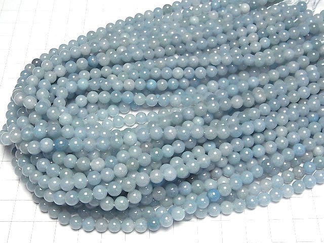 [Video] Trolleite Round 6mm half or 1strand beads (aprx.15inch/37cm)