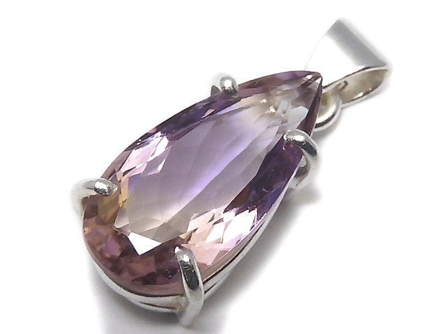 [Video][One of a kind] High Quality Ametrine AAA Faceted Pendant Silver925 NO.202