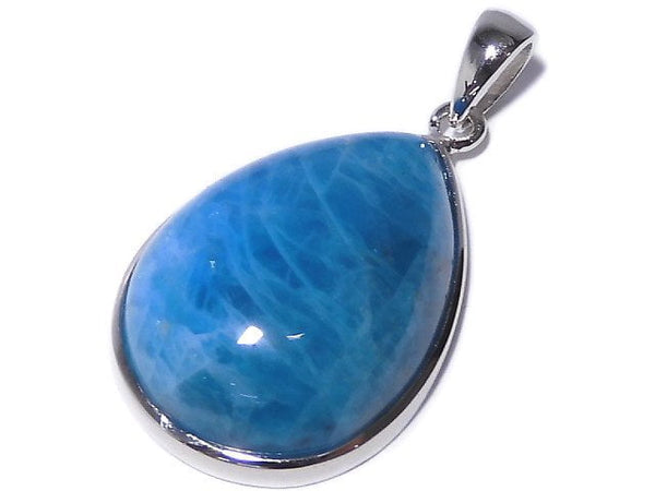 [Video][One of a kind] Blue Apatite AAA- Pendant Silver925 NO.25